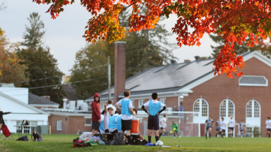 Cheshire Academy internatní škola kampus podzim 2